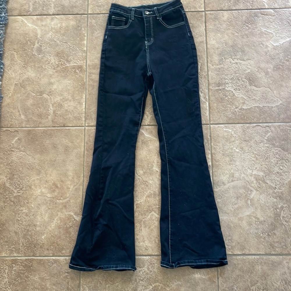 from shein size small made of 85% cotton 13% polyester and 2% spandex worn once
